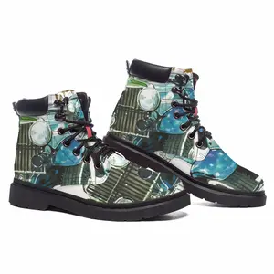 Men Vintage Beauty Mid Top Boots