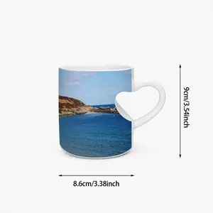 Secrets Of The Highlands Peach Heart Mug