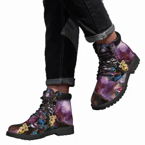 Men “Violet Arabica” Mid Top Boots