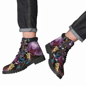 Men “Violet Arabica” Mid Top Boots