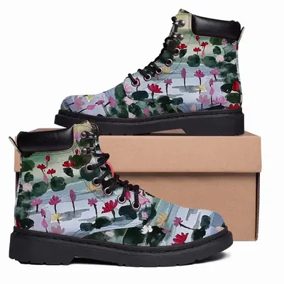 Men The Lotus Field Mid Top Boots