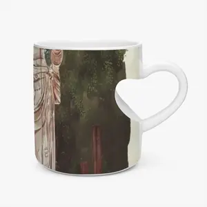 A Mighty Leader To Come Peach Heart Mug