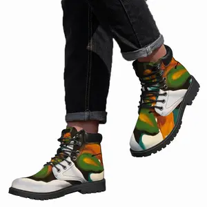 Men Floral Motion Mid Top Boots