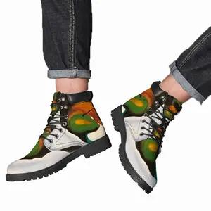 Men Floral Motion Mid Top Boots