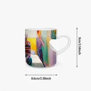 At Home 1 Peach Heart Mug