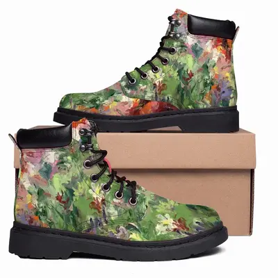 Men Dancing Meadow Gift Idea Mid Top Boots