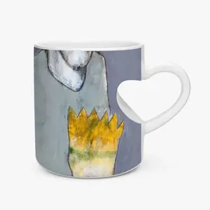 The Boy King Peach Heart Mug