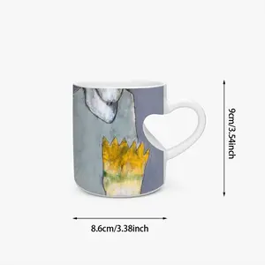 The Boy King Peach Heart Mug