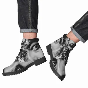 Men Salvador Dali Mid Top Boots