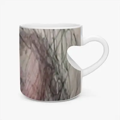 Time Out Peach Heart Mug