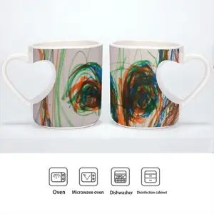 Time Does Not Wait Peach Heart Mug