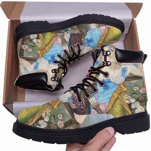 Men Aphrodite Prints Mid Top Boots