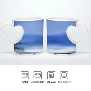 Landscape #051 Peach Heart Mug