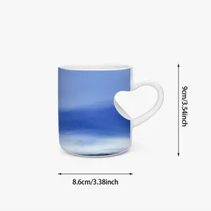 Landscape #051 Peach Heart Mug