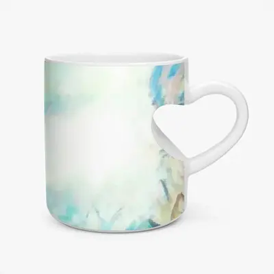 Breath Of Earth Peach Heart Mug