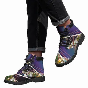 Men Let Peace Reign Mid Top Boots