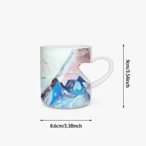 Living Matter Peach Heart Mug