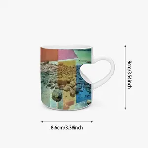 Boathouse Peach Heart Mug