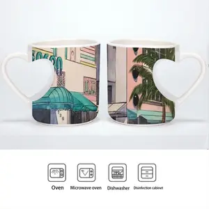 Beacon Hotel South Beach Peach Heart Mug