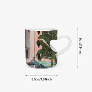 Beacon Hotel South Beach Peach Heart Mug