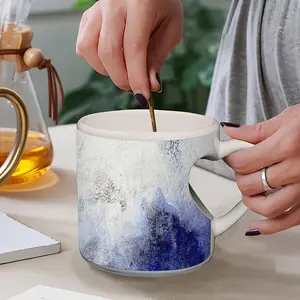 Exploring The In-Between Peach Heart Mug