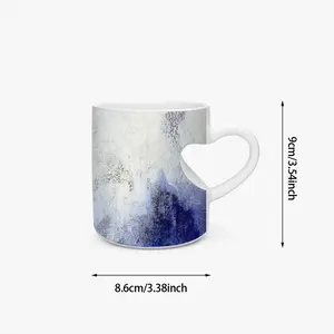 Exploring The In-Between Peach Heart Mug