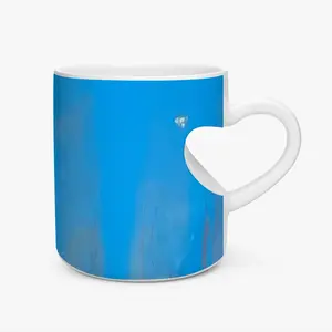 Gold Reef Peach Heart Mug