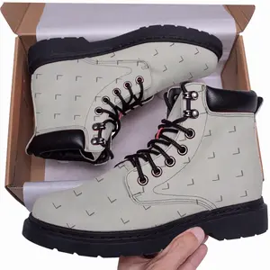 Men Beautiful Squares Mid Top Boots