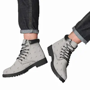 Men Beautiful Squares Mid Top Boots