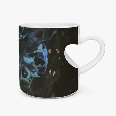 Swirling Fish Peach Heart Mug