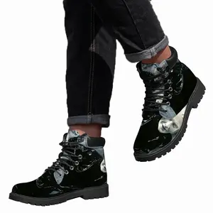 Men Floating Mid Top Boots