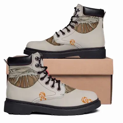 Men Sea Stones Set Of 8 Mid Top Boots