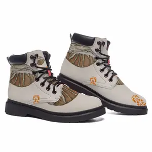 Men Sea Stones Set Of 8 Mid Top Boots