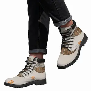 Men Sea Stones Set Of 8 Mid Top Boots