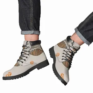 Men Sea Stones Set Of 8 Mid Top Boots