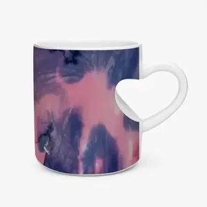 Pink Is Not An Option Peach Heart Mug