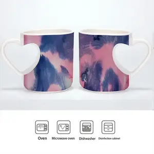 Pink Is Not An Option Peach Heart Mug