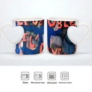 Le Double De Laventure Peach Heart Mug