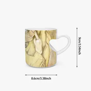 Ssssshhhh Peach Heart Mug