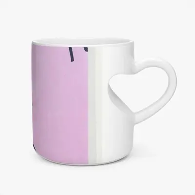 At Last A Picture I Can Talk To Peach Heart Mug