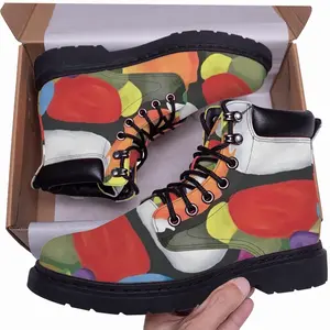 Men Floral Melt Mid Top Boots