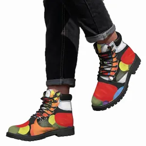 Men Floral Melt Mid Top Boots