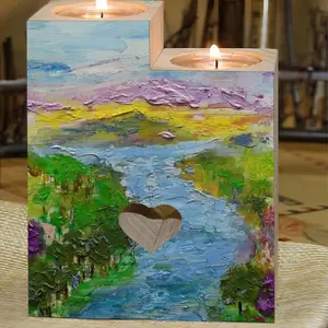 River Candle Holder