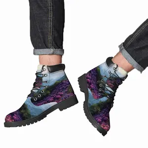 Men Where Flowers Live Mid Top Boots