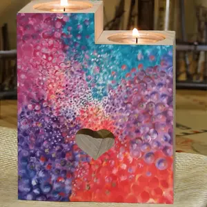 A Field Of Energy S Candle Holder