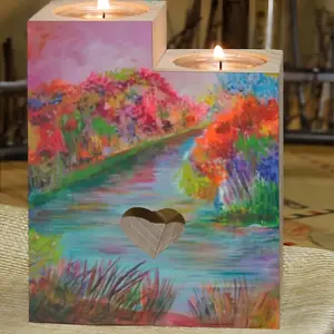 Rhythm Of Colors Candle Holder