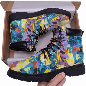 Men Warriors Mid Top Boots