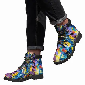 Men Warriors Mid Top Boots