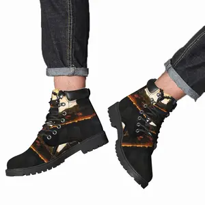 Men River Of Metal Mid Top Boots