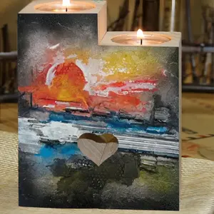 Sunset Candle Holder